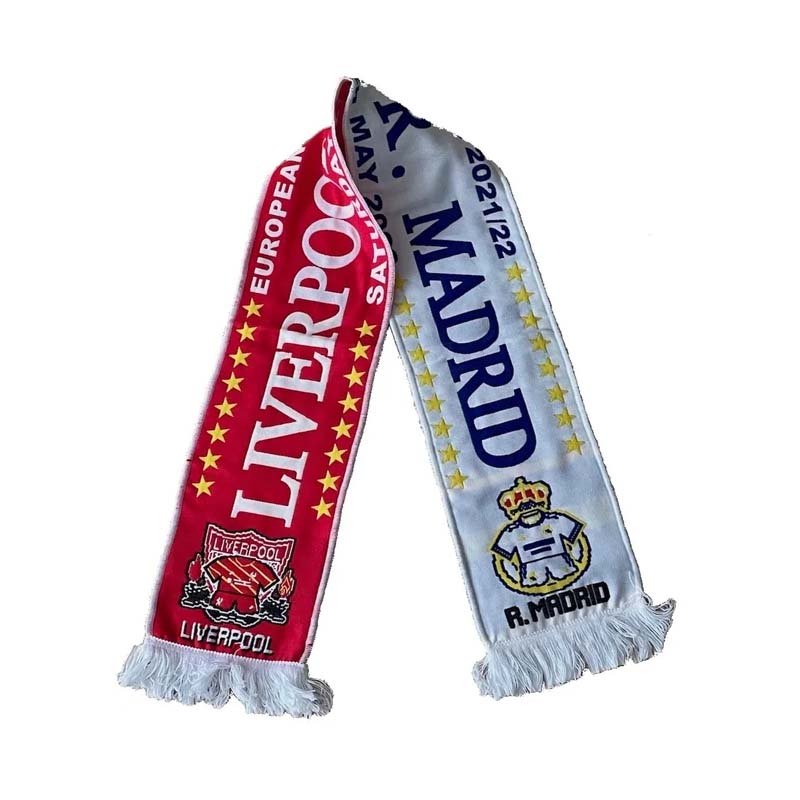SKU#7206- Liverpool V R Madrid Match Scarf